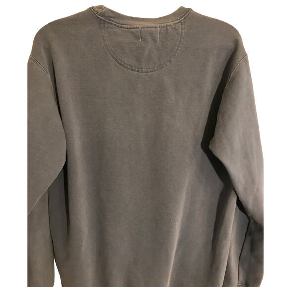 Duke Embroidered Distressed Crew Neck Sweatshirt Womens Small DDMF Blue Devils - Picture 7 of 7